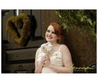 Moss heart wreath by Best of Buds bride by moss heart wreath