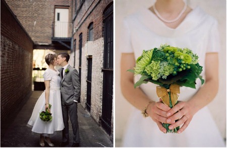 Green wedding bouquet Green wedding bouquet