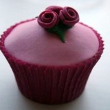 rolled rose cupcake by alice rose co.uk rose topped cupcake
