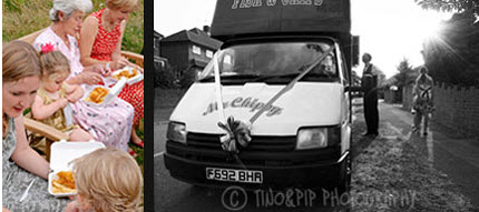 fish and chips fish and chips at wedding