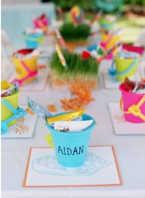 wedding table setting for children