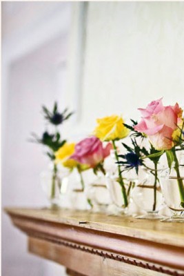 simple rose vase decorations
