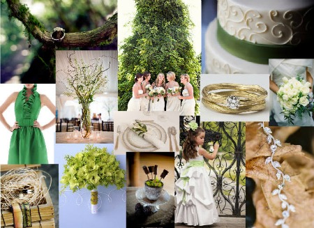 ivy green wedding moodboard via Dessy ivy green wedding moodboard