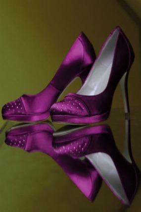 purple heels by Rainbow Club purple high heeled shoes