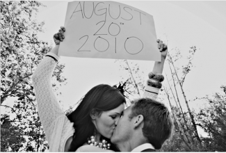 Save the date creative save the wedding date idea