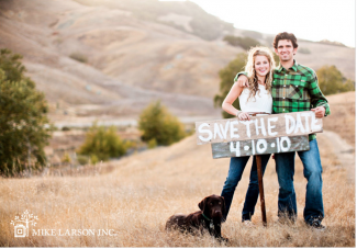 save the date card save the date card on driftwood