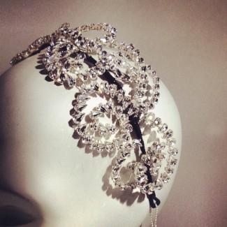 diamante headband by Polly Edwards Diamante headband by Polly Edwards taken on Instagram