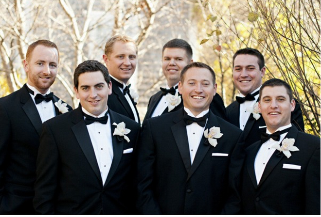 groomsmen groomsmen with black tuxedos