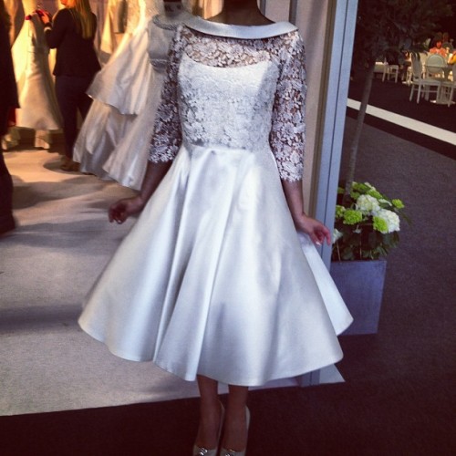 1950's style wedding gown