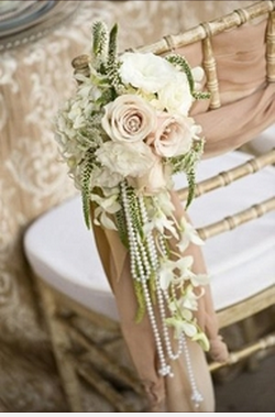 Image via Linda Your Wedding Company on Pinterest vintage style chair backs