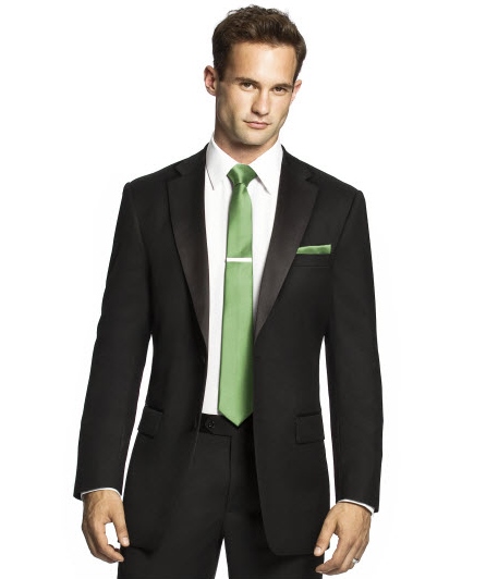 Men's Skinny Tie in Duchess Satin