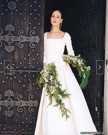Martha Stewart Weddings Winter wedding bouquet
