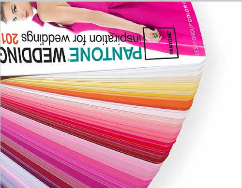 Pantone wedding fan guide from Dessy pantone wedding colours