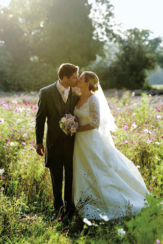 http://www.simphotography.com/ bride and groom in country flower meadow