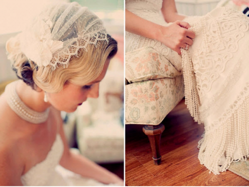 1920's style bride 1920's inspired wedding