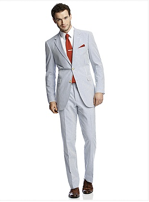 seersucker suit by Dessy