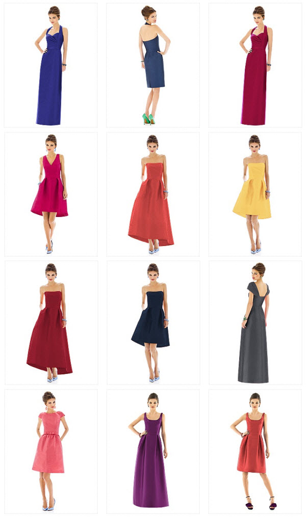 vintage bridesmaid dresses alfred sung bridesmaid collection