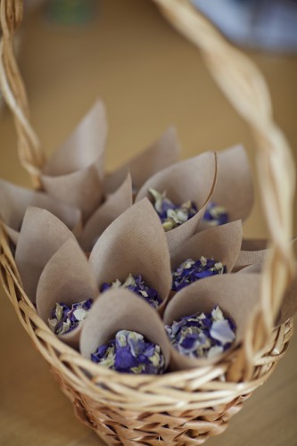 blue petal confetti
