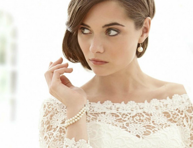 lace bridal top