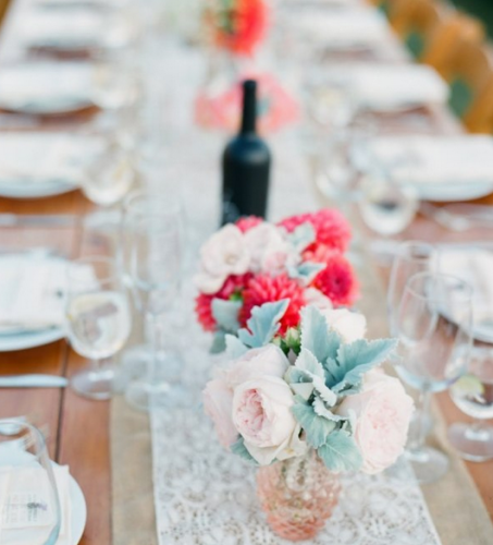 lace table runner