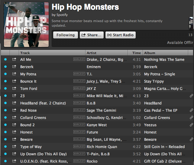 SPOTIFY RADIO - 1