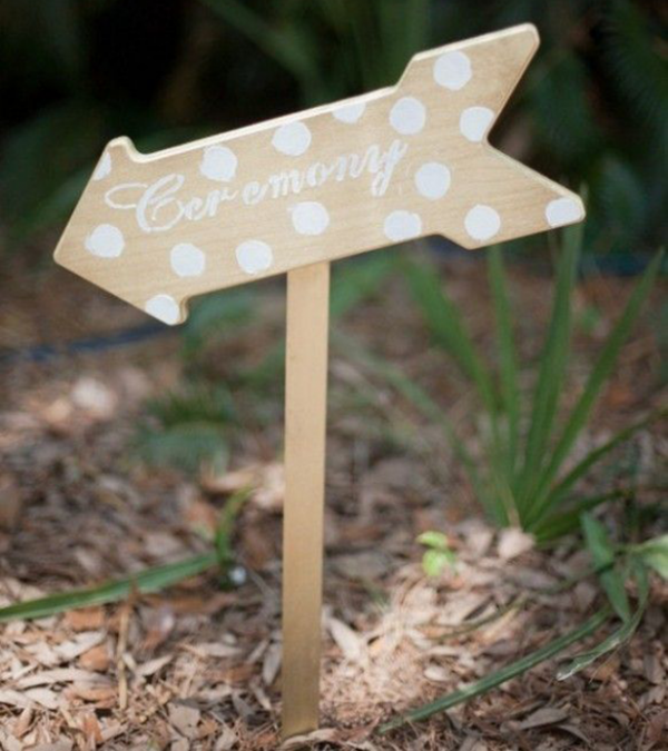 thebridaldetectivepolkadotsign
