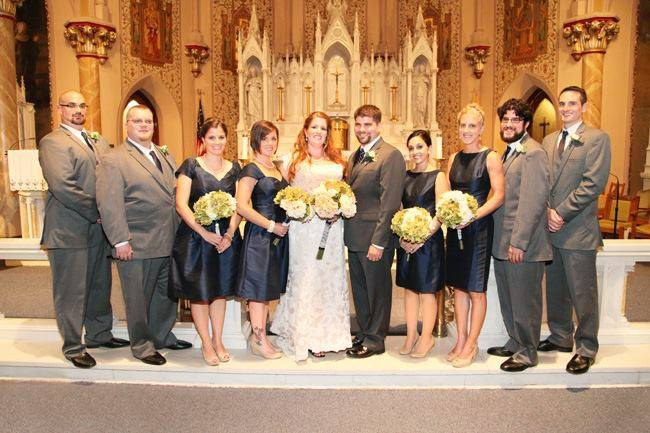 black bridesmaids dresses