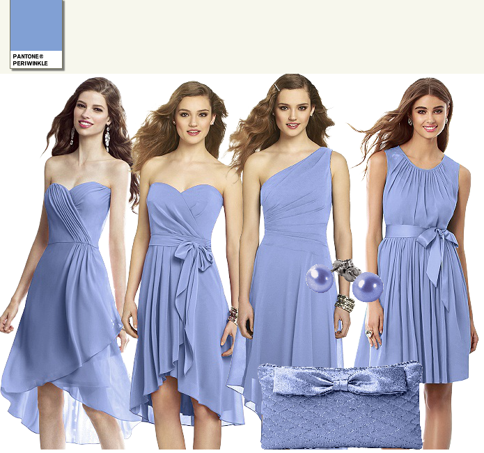 blue bridesmaid dresses
