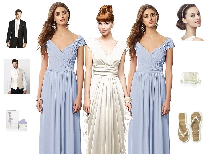 Whimsical Pantone Ivory and Heather for the Wedding!