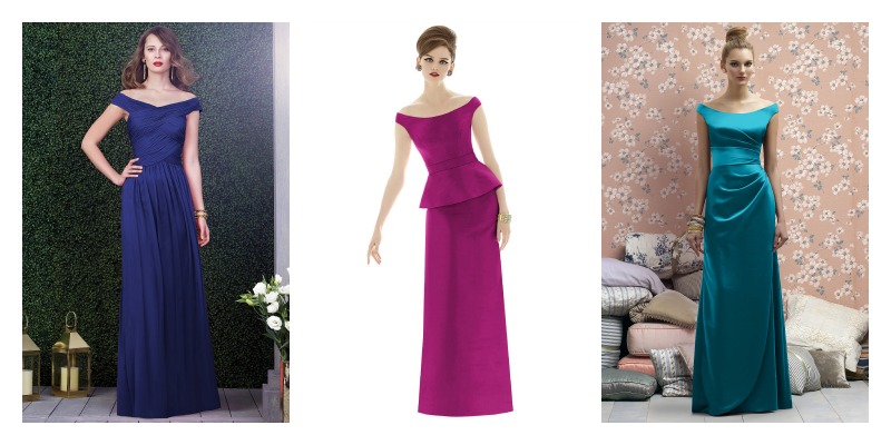 Bridesmaid Spotlight: The Off the Shoulder Neckline!