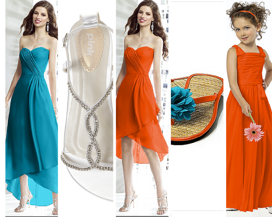 beach wedding colors
