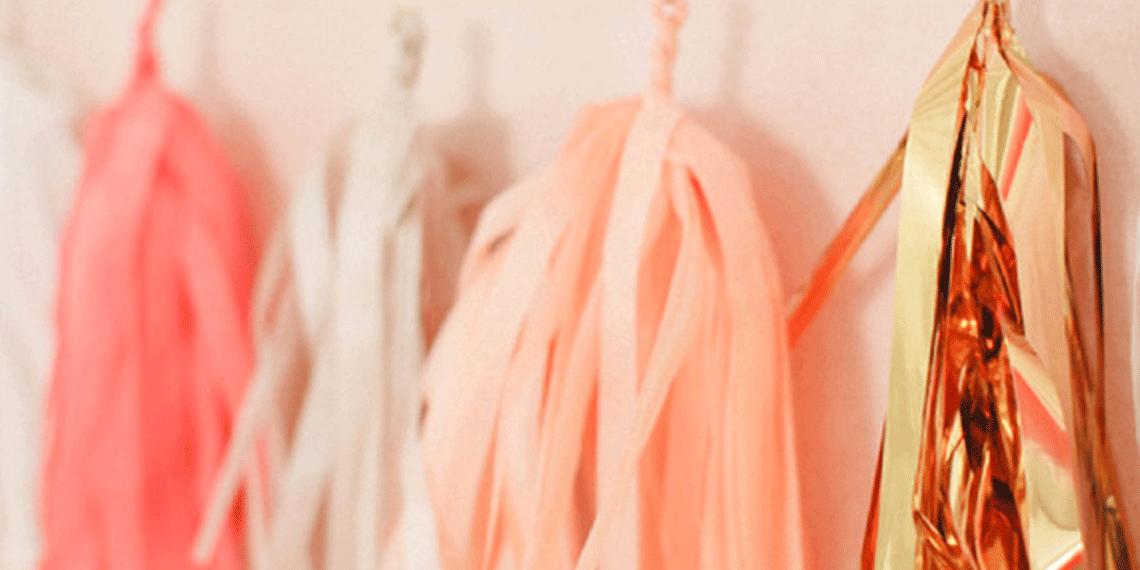 Tassels Are Always a Good Idea for a Wedding or Bridal Shower