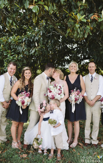Leah Bullard's Flower girl stealing the show