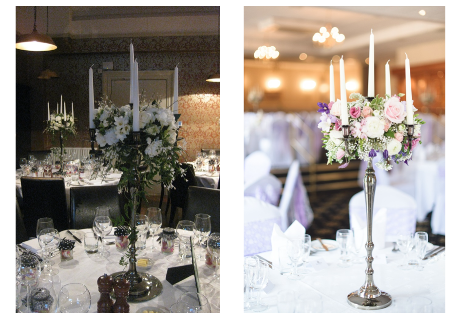 Tall wedding table decorations