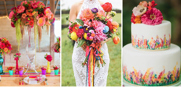 technicolour wedding