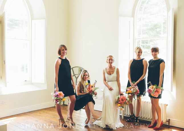short Black bridesmaid dresses