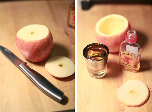 Hot Apple Cider Cocktail with Whiskey