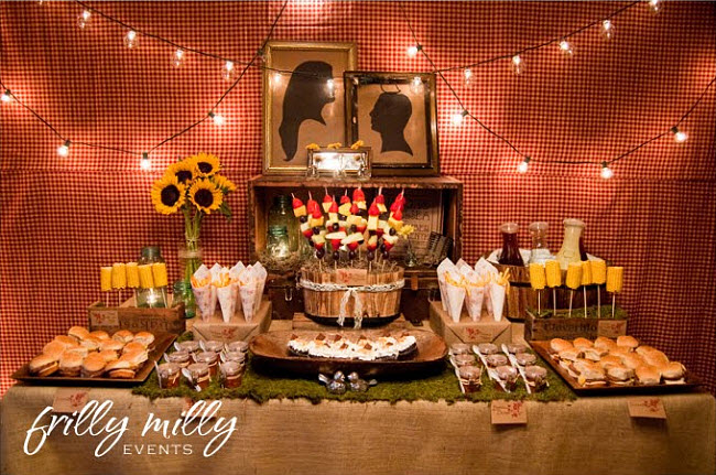 Lumberr Jack and Jill Wedding Theme
