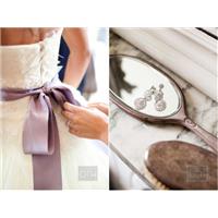 A Countrystyle Wedding Themed In Purple and Grey 