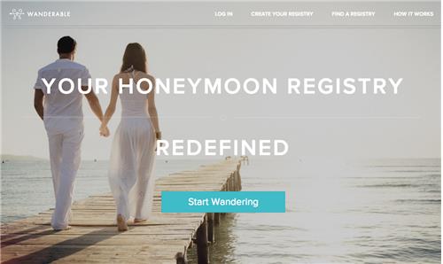 Wanderable - Honeymoon Wedding Registry 